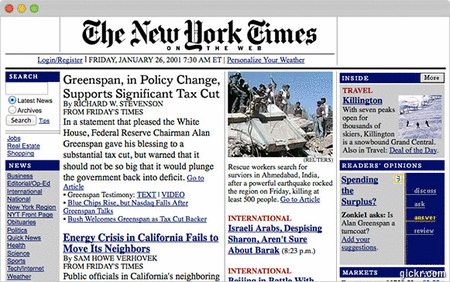 A quoi sert (encore) la homepage du New York Times?