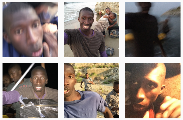 Faux compte Instagram de migrant